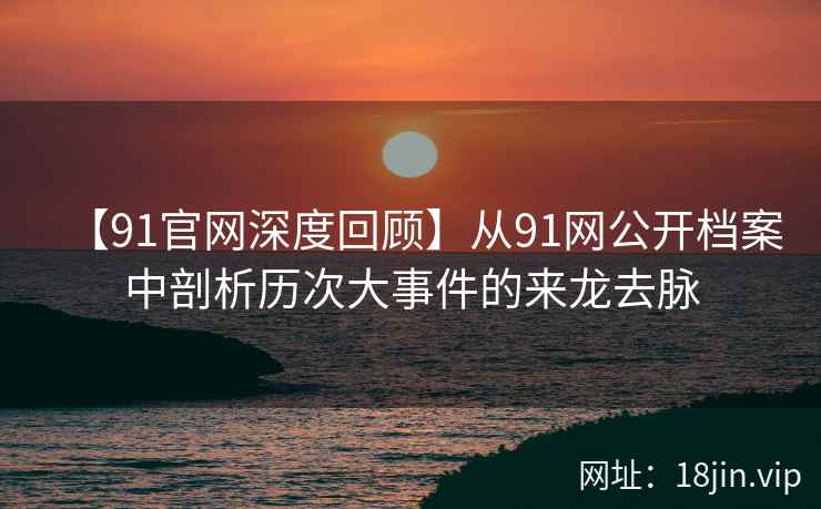 【91官网深度回顾】从91网公开档案中剖析历次大事件的来龙去脉